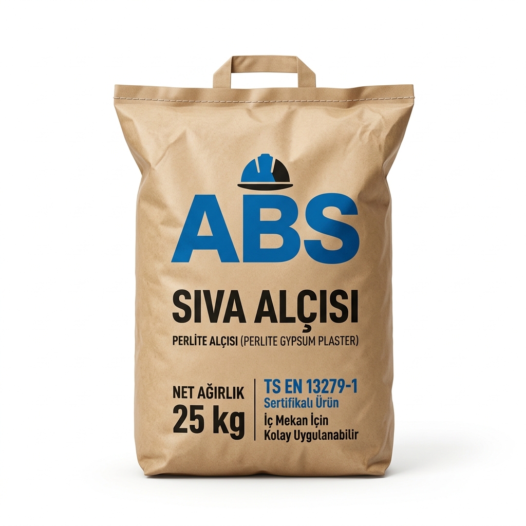 ABS Toz Alçı Çeşitleri (Sıva, Saten, Makine, Kartonpiyer, Derz)